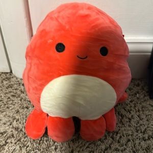 Red Octopus Squishmallow “8 (no tag)